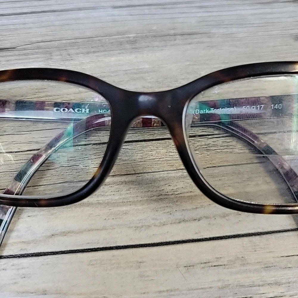 Coach HC 6174‎ 5120 Dark Tortoise Eyeglass Frames Full Rim 50-17 140mm